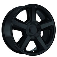 22" Chevy Tahoe Wheels FR 31 Gloss Black OEM Replica Rims