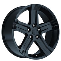 22" Dodge Ram RT Wheels FR 69 Gloss Black OEM Replica Rims