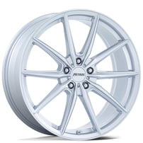 20" Petrol Wheels P4B Gloss Silver Rims