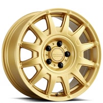 15" Raceline Wheels 401GD Aero Gold Rims