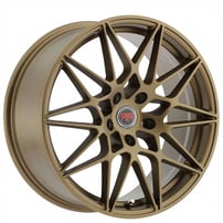 18" Revolution Racing Wheels R11 Matte Gold Rims