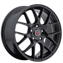 18" Revolution Racing Wheels R6 Satin Black Rims