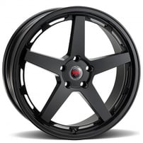 22x8.5" Revolution Racing Wheels RR30 Satin Black Rims