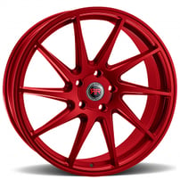 17" Revolution Racing Wheels RR31 Candy Red Rims