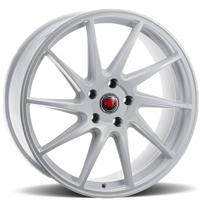 18" Revolution Racing Wheels RR31 White Rims