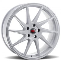 20" Revolution Racing Wheels RR31 White Rims
