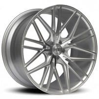 22" Road Force Wheels RF13 Silver Machined Rims