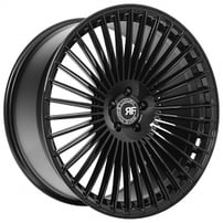 20" Staggered Road Force Wheels RF35 Gloss Black Rims