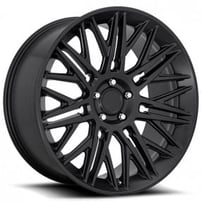 22" Rotiform Wheels R164 JDR Matte Black Rims