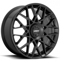 19" Rotiform Wheels R165 BLQ-C Matte Black Rims