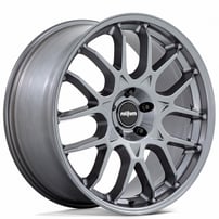 21" Staggered Rotiform Wheels R196 ZWS Gloss Anthracite Rims