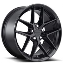 19" Rotiform Wheels R134 FLG Matte Black Rims 