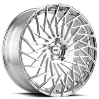 24" Savini Forged Wheels SV.1 X5 Brushed with High Polished Accents Monoblock Forged Rims