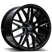 20" Sporza Wheels Cydonia Gloss Black Concave Rims 