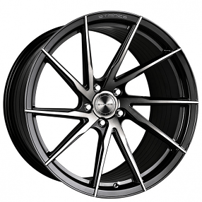 19" Stance Wheels SF01 Gloss Black Tinted Face True Directional Flow Formed Rims