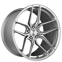 22" Stance Wheels SF03 Brush Silver Flow Formed Rims