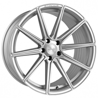 20" Staggered Stance Wheels SF09 Brush Silver Flow Formed Rims