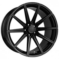 22" Staggered Stance Wheels SF09 Gloss Black Flow Formed Rims