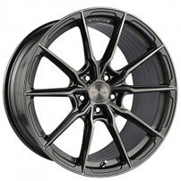 20" Staggered Stance Wheels SF11 Brushed Dual Gunmetal Flow Formed Rims