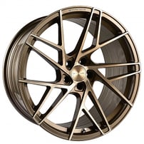 20" Stance Wheels SF12 Brushed Dual Bronze Flow Formed Rims