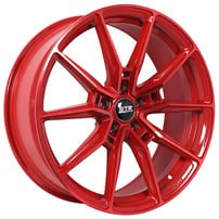 20" STR Wheels 910 Neon Red Rims 