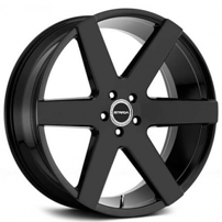 20" Strada Wheels Coda Gloss Black Rims