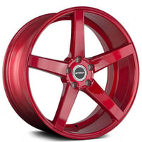 18" Strada Wheels Perfetto Candy Red Rims 
