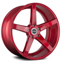 22x8.5" Strada Wheels Perfetto Candy Red Rims