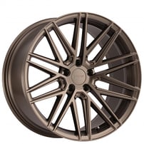 19" Staggered TSW Wheels Pescara Bronze Rims 