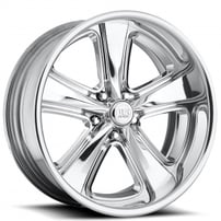 20" U.S. Mags Forged Wheels Deuce US325 Polished Vintage Forged 2-Piece Rims