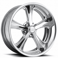 28" U.S. Mags Forged Wheels Milner US361 Polished Vintage Forged 2-Piece Rims