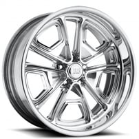 18" U.S. Mags Forged Wheels Spade US611 Polished Vintage Forged 2-Piece Rims