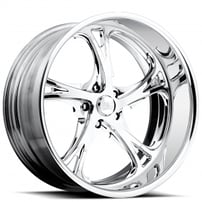 24" U.S. Mags Forged Wheels Spur 5 US713 Polished Tuckin Series Rims