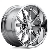 22" Staggered U.S. Mags Wheels Rambler U110 Chrome Rims