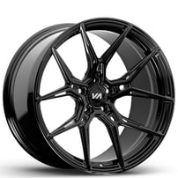 20/21" Staggered Variant Forged Wheels NYSA Gloss Black Monoblock Forged Rims