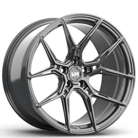 20" Staggered Variant Forged Wheels NYSA Gloss Gunmetal Monoblock Forged Rims