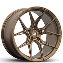 20" Staggered Variant Forged Wheels NYSA Satin Bronze Monoblock Forged Rims