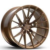19" Variant Forged Wheels Rian Gloss Bronze Monoblock Forged Rims