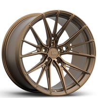 20" Variant Forged Wheels Rian Satin Bronze Monoblock Forged Rims