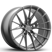 20" Staggered Variant Forged Wheels Rian Satin Gunmetal Monoblock Forged Rims