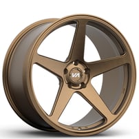 20" Staggered Variant Forged Wheels Sena Satin Bronze Monoblock Forged Rims