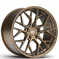 19" Staggered Variant Wheels Radon Satin Bronze Rims 