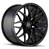 19" Staggered Varro Wheels VD42X Gloss Black Spin Forged Rims