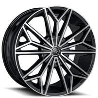 20" VCT Wheels Viper Black Machined Rims