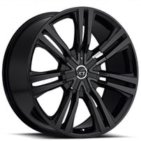 22" VCT Wheels Gravano Gloss Black Rims