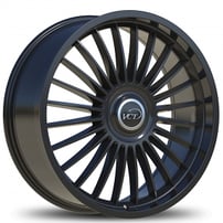 24" VCT Wheels Spider Gloss Black Rims