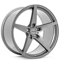 20" Staggered Velgen Wheels Classic5 V2 Gloss Gunmetal Rims
