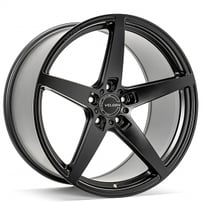20" Staggered Velgen Wheels Classic5 V2 Satin Black Rims
