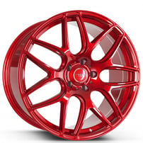 20" Versus Wheels VS103 Red Rims
