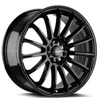 17" Versus Wheels VS162 Gloss Black Rims